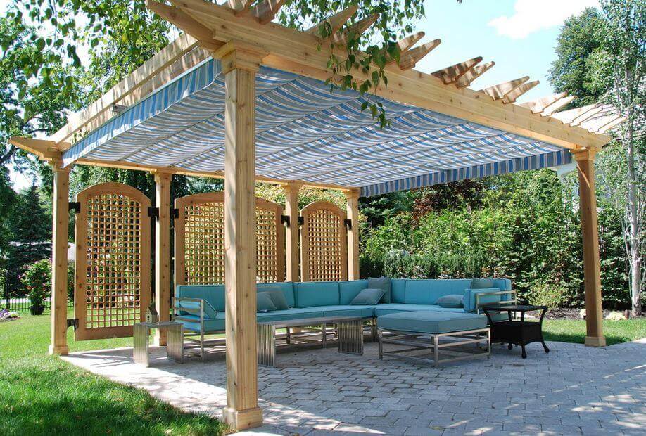 برجولات خشبية